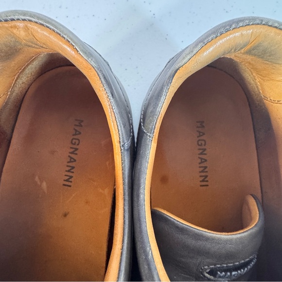 Magnanni Cristian 15745 Men's Grey Leather Sneakers Size 8.5 M - Picture 8 of 17